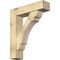 Ekena Millwork Olympic Block Rough Sawn Bracket w/ Offset Brace, Douglas Fir, 8"W x 32"D x 38"H BKT0806X32X38OLY05RDF - alternate 1